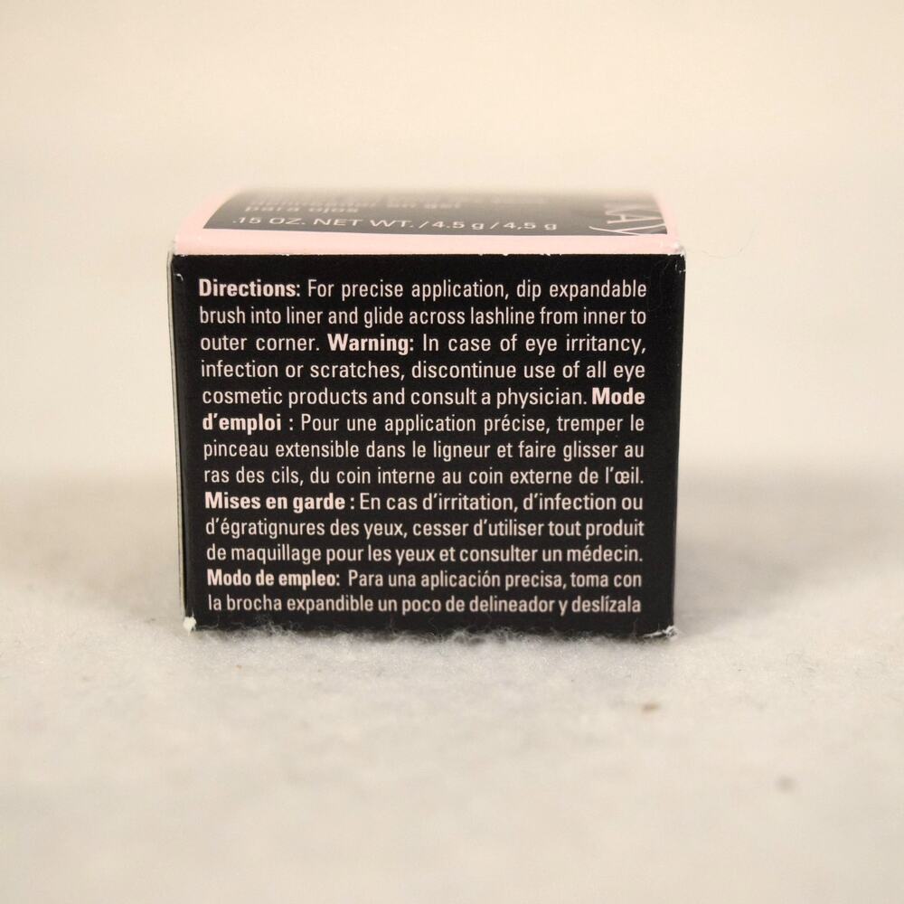 Mary Kay Jet Black #085705 Gel Eyeliner & Applicator .15 oz New in Box NIB - Picture 5 of 8